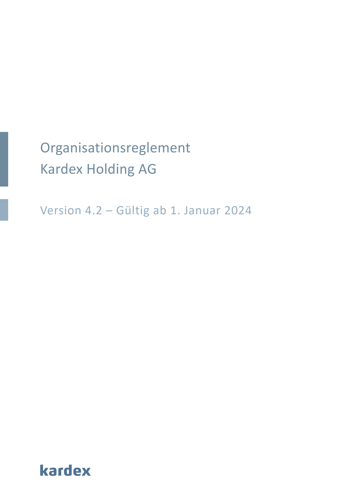 Organization regulation 2024-1